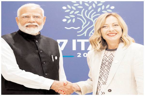 मोदी ने इटली की पीएम जॉर्जिया मेलोनी से की बातचीत