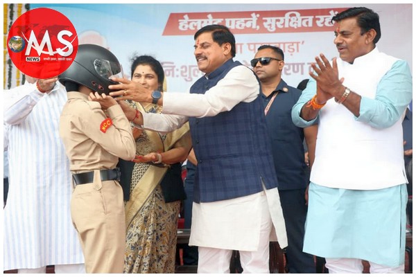 हेलमेट न पहनने की छोटी सी लापरवाही का नुकसान पूरे परिवार को न भुगतना पड़े: मुख्यमंत्री