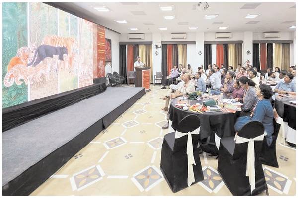 ऑल इंडिया टाइगर एस्टीमेशन वन्यजीव सर्वेक्षण की कार्यशाला