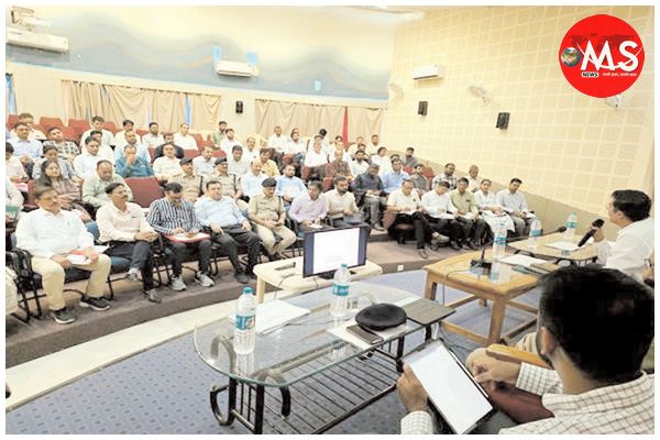 ओंकारेश्वर में सिंहस्थ से जुड़े कार्यों की हुई समीक्षा
