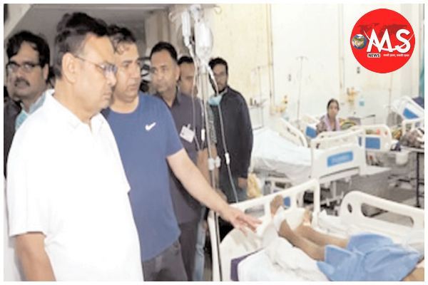 एसएमएस अस्पताल अग्निकांड में आठ लोगों की मौत