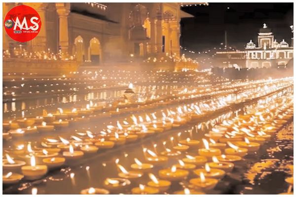 the shri ram path travel area will be illuminated with 351111 lamps