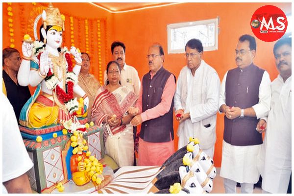 the state's first chhath maiya temple was built in bhopal, with chhath maiya depicted seated on the sun's chariot, inaugurated