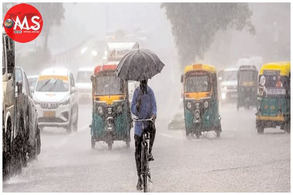 two systems are active in the state, and several districts have experienced rainfall