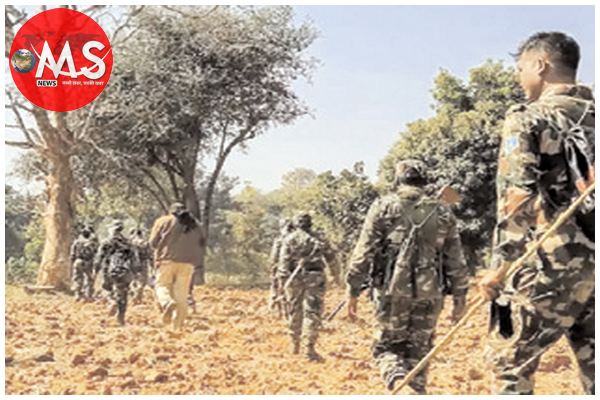 encounter between naxalites and security forces, automatic weapons recovered