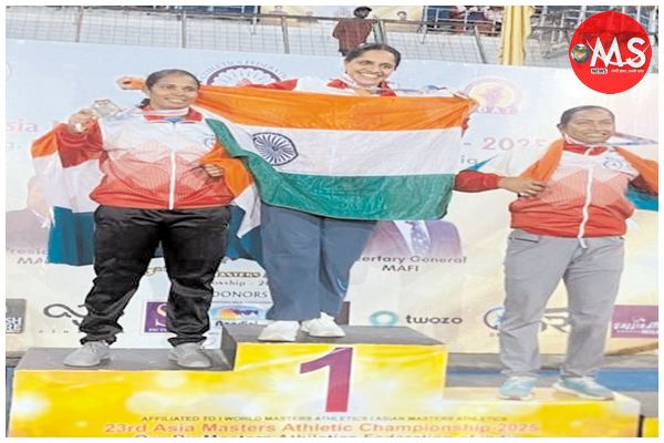 महिला निरीक्षक राधा यादव ने एशियन चैंपियनशिप में लॉन्ग जम्प में ब्रॉन्ज मेडल जीतकर किया गौरवान्वित