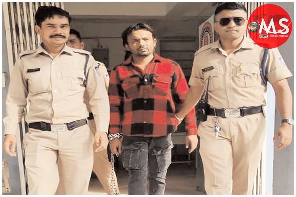 बदमाश के ठिकानों पर फायरिंग करने वाला जुबेर मौलाना गैंग का फरार गुर्गा गिरफ्तार