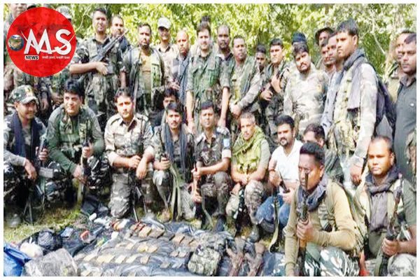 नक्सल विरोधी अभियान को बड़ी सफलता