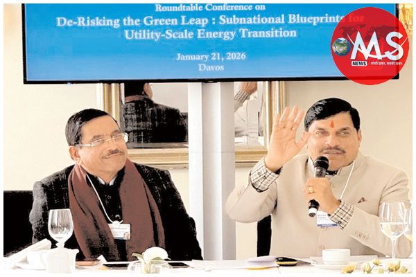 वर्ल्ड इकोनॉमिक फोरम में विजन ग्रीन एनर्जी