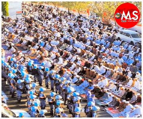 भोपाल में ईद पर उमड़ा जनसैलाब