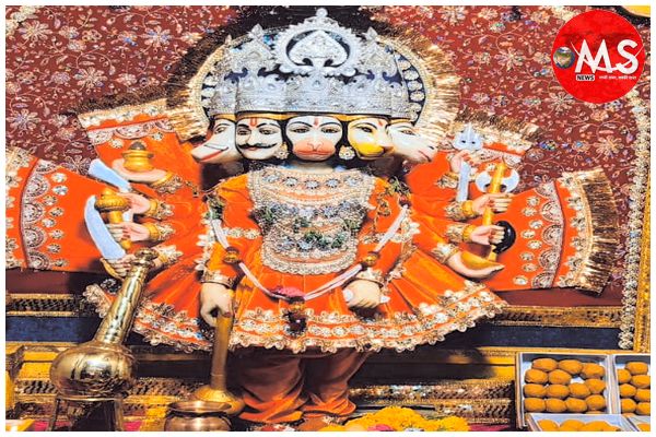 हनुमान जन्मोत्सव पर श्री पंचमुखी हनुमान मंदिर पर तीन दिवसीय धार्मिक आयोजन