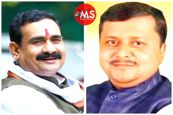 दतिया उपचुनाव : नितिन नवीन से मिले नरोत्तम मिश्रा